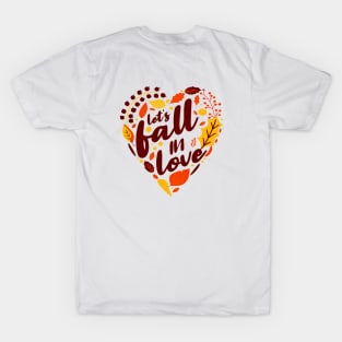 Let's Fall in Love || "BACK" T-Shirt